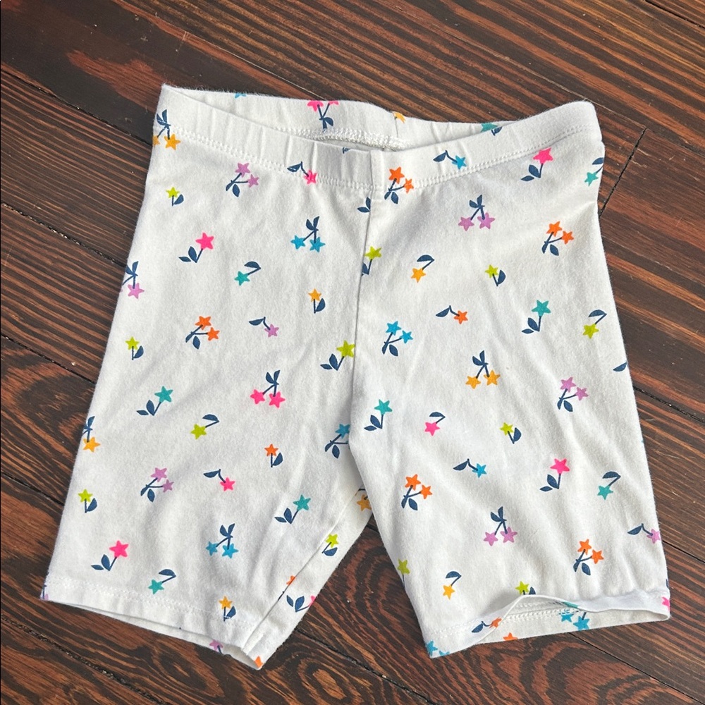 Cat & Jack Girls' Shorts Set - Black, Gray, and Floral - Picture 2 of 3